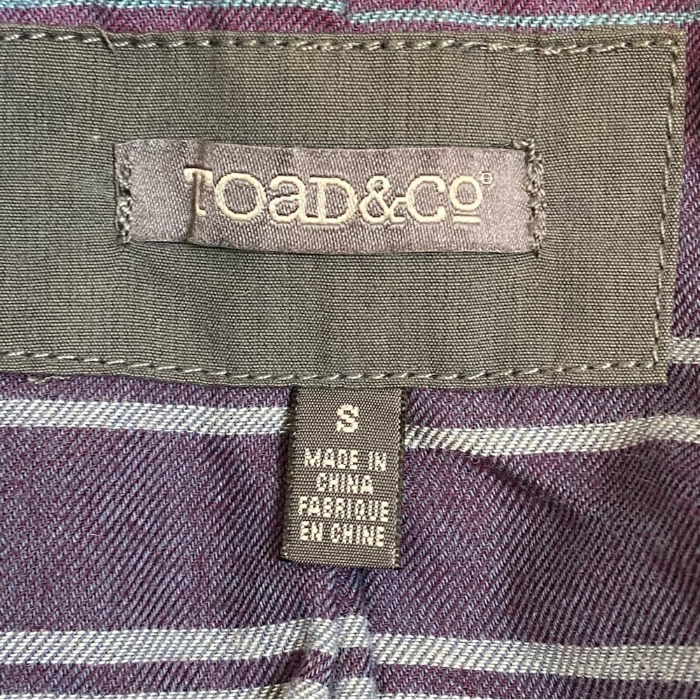 Toad & Co Swingout Long Sleeve Plaid Lined Zip Front Jacket Size Small Women - Picture 16 of 16